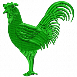 Chickens And Roosters Embroidery Design 4 Chickens And Roosters Embroidery Design 4